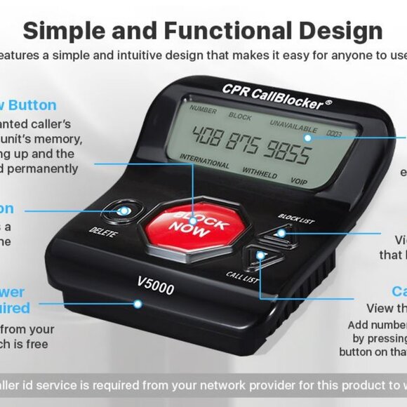 CPR V5000 Call Blocker - Picture 7 of 8